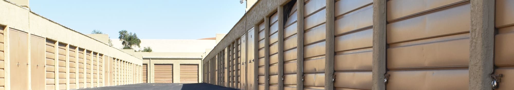 Climate-controlled storage at AAA Alliance Self Storage in Tempe, Arizona