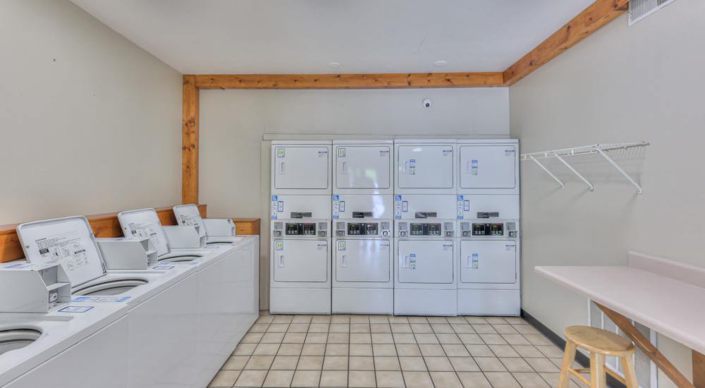 Community laundry facility at Village Crest Apartment Homes in Smyrna, Tennessee