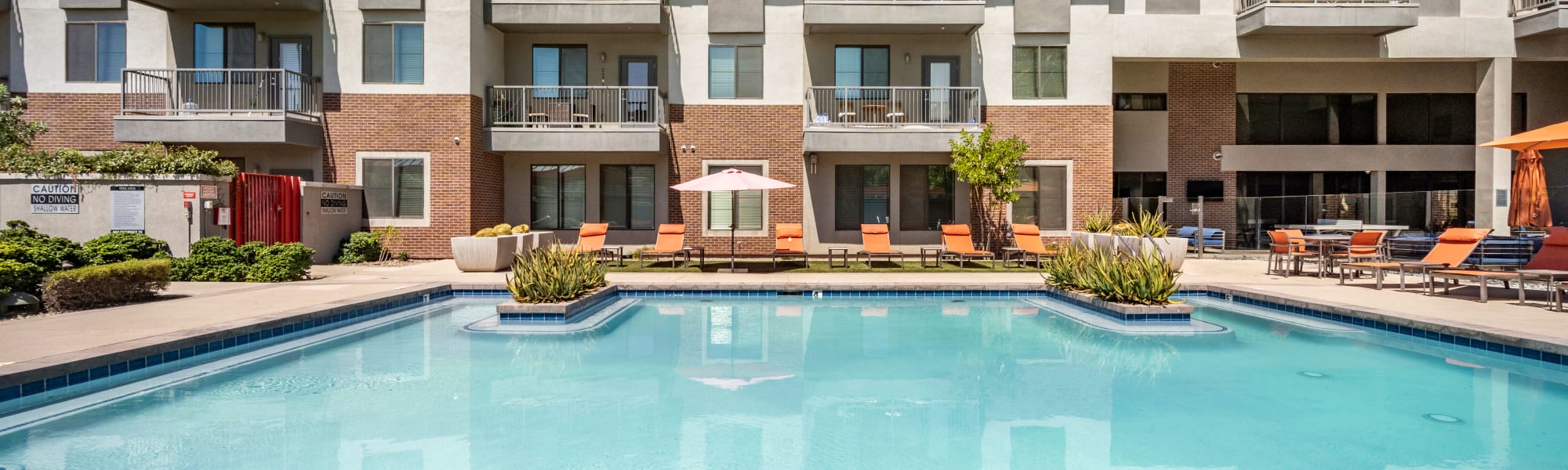 swimming pool at Olympus Steelyard in Chandler, Arizona