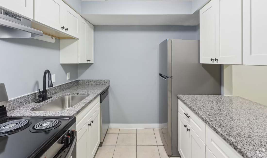 Kitchen at Brookside Commons in Meadville, Pennsylvania