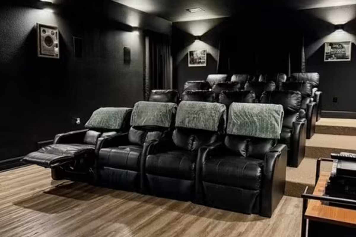 Community movie theater at Atlas at Cabot in Cabot. AR