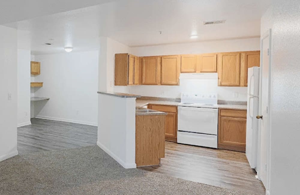 Rendering of kitchen at Fieldstone in Olathe, Kansas