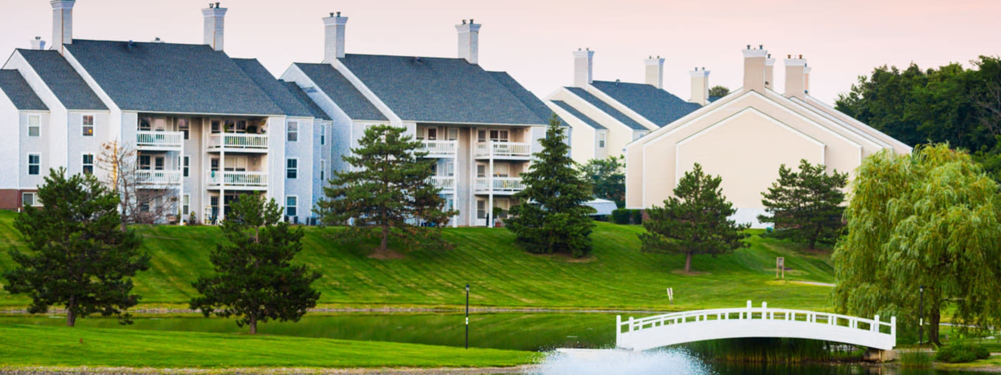 Student apartments at Woodland Mews in Ann Arbor, Michigan