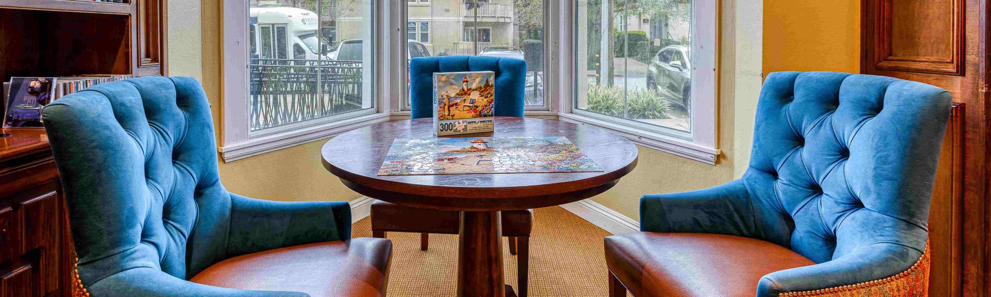 Gallery at Pacifica Senior Living Oakland Heights in Oakland, California.