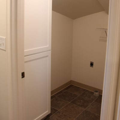 Storage area in a home at The Bricks in Joint Base Lewis McChord, Washington