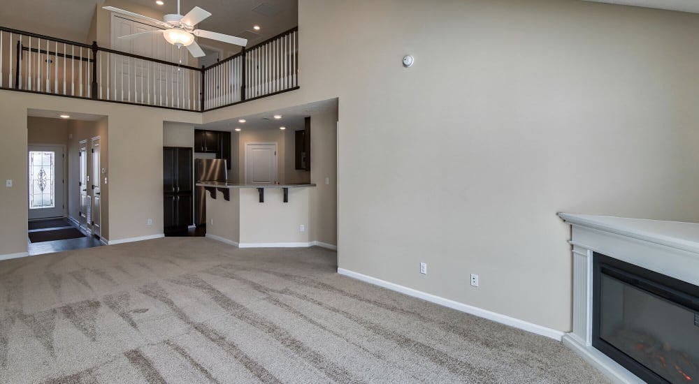 Townhome with fireplace at Clinton Lake, Clinton, Pennsylvania