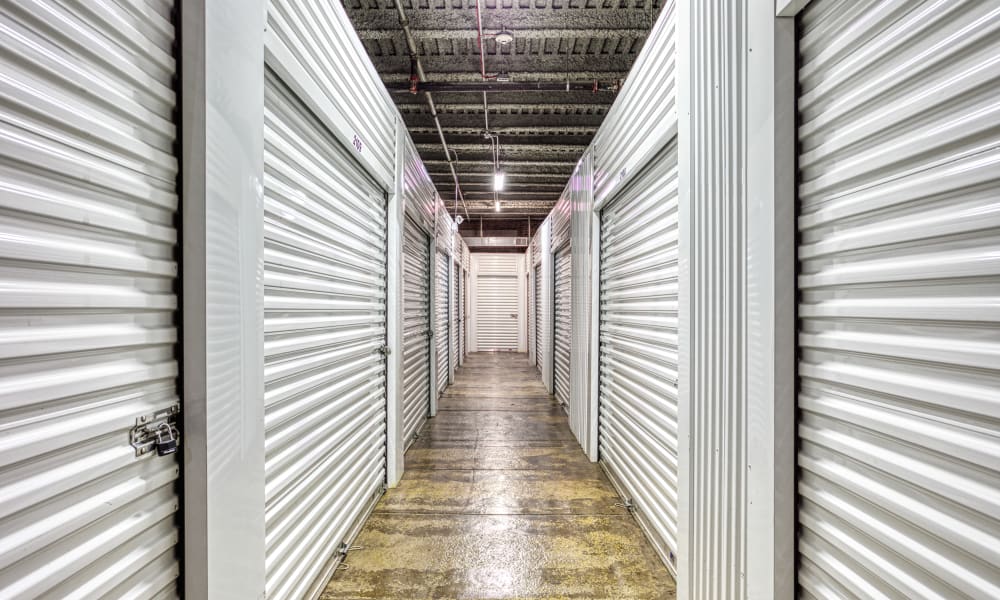 Climate-controlled storage units at Devon Self Storage in Chicago, Illinois