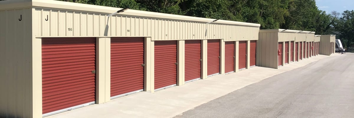 Unit sizes and prices at KO Storage in Centerton, Arkansas