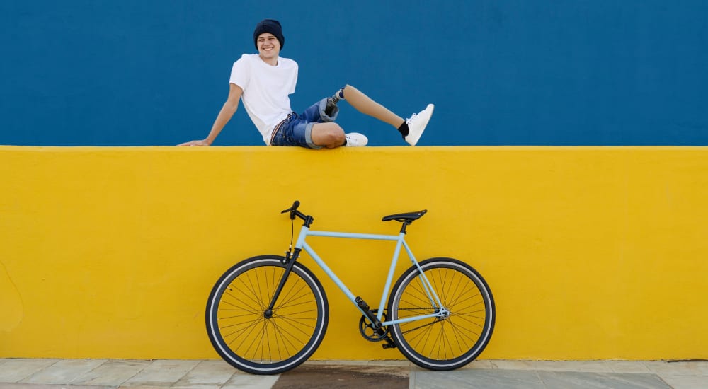 Biking near Bellrock Summer Street in Houston, Texas