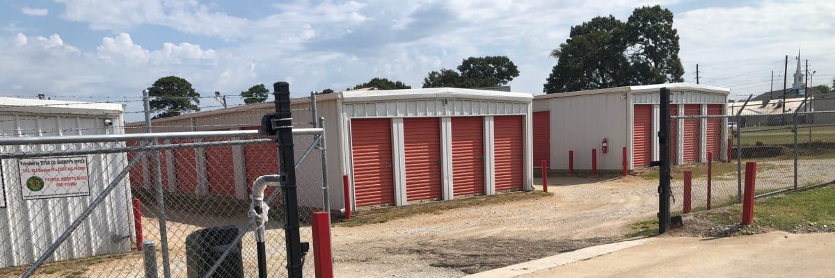 Unit size guide from KO Storage in Mount Pleasant, Texas