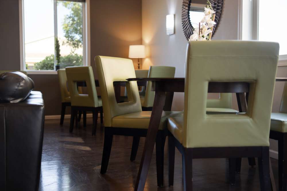 Indoor seating area at Regency Apartment Homes in Williston, North Dakota