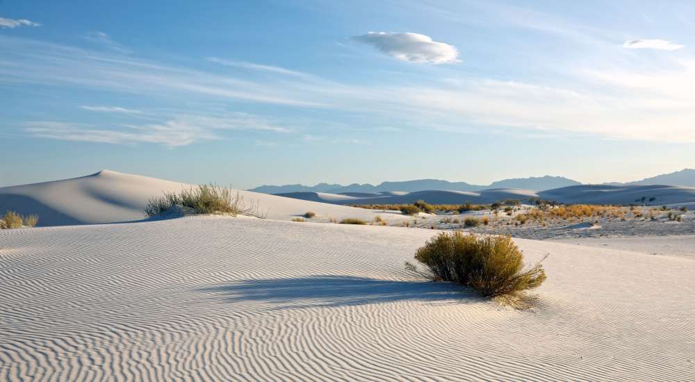 Dunes in White Sands National Park, Alamogordo, New Mexico Las Ventanas in Alamogordo, New Mexico