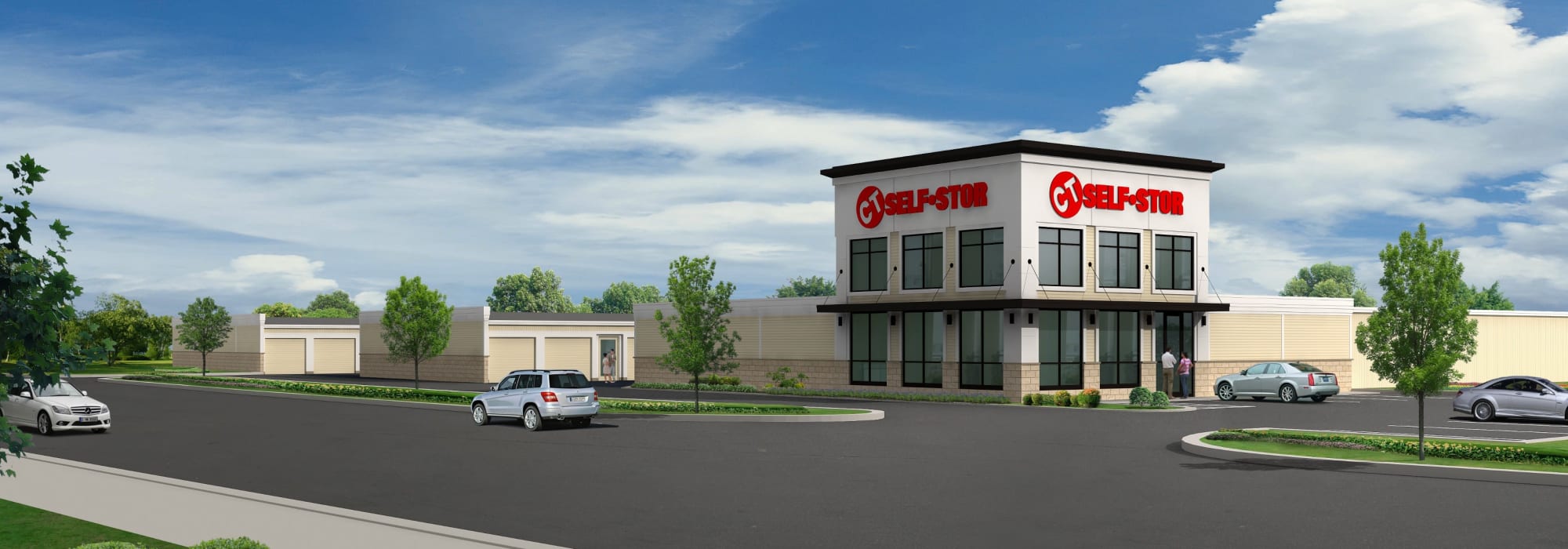 Self storage at CT SELF STOR in Southington, Connecticut