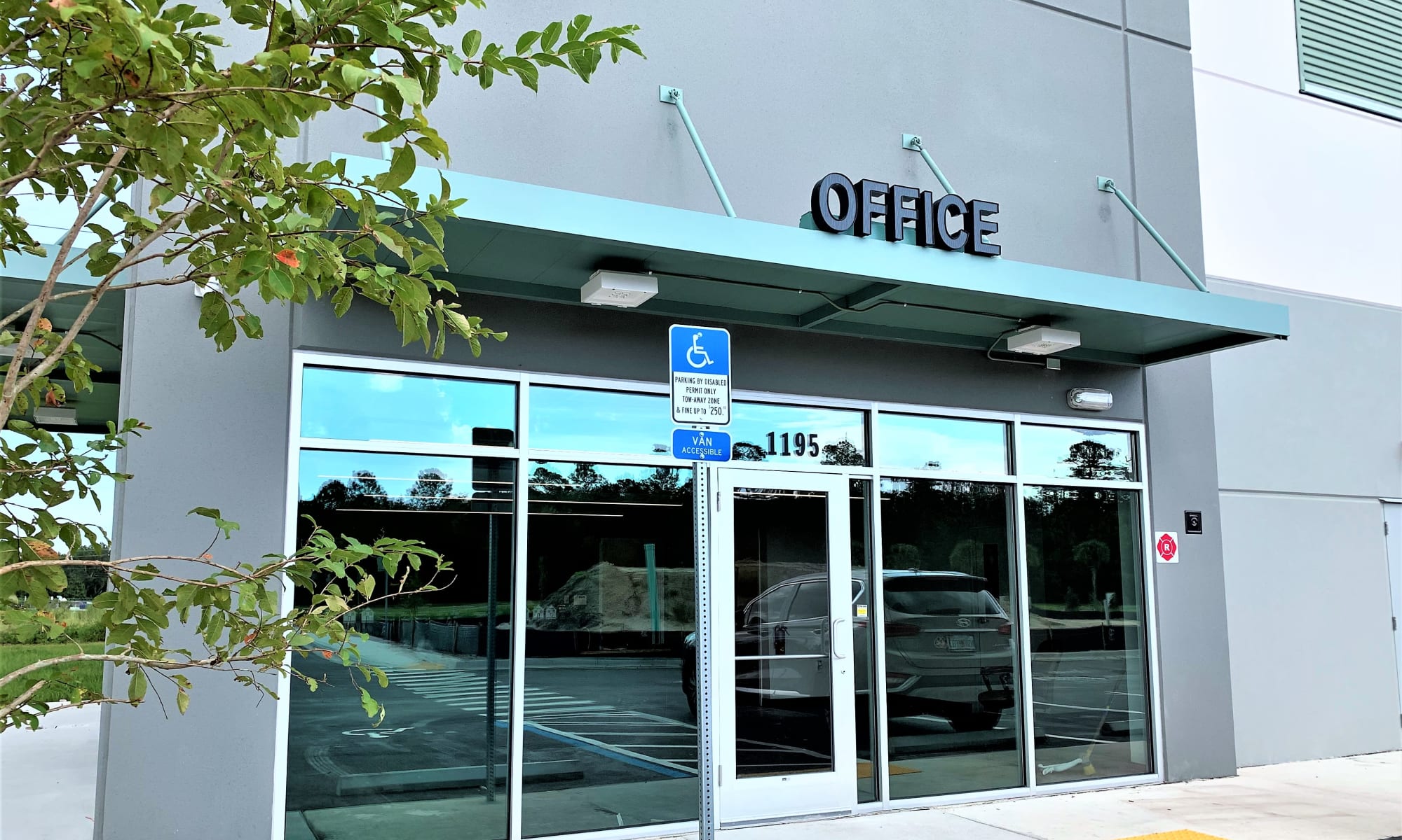 Entrance to My Neighborhood Storage Center self storage in Jacksonville, Florida