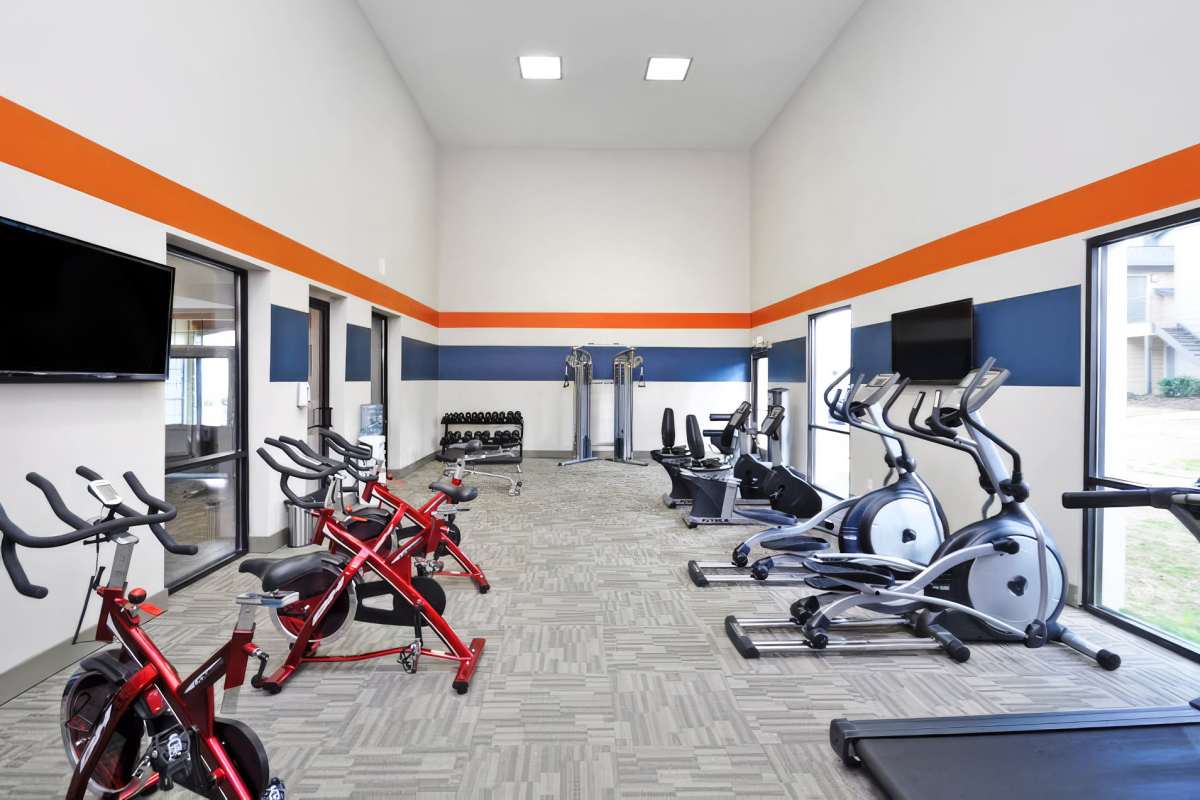 Well-equipped fitness center at Maynard of Augusta in Augusta, Georgia