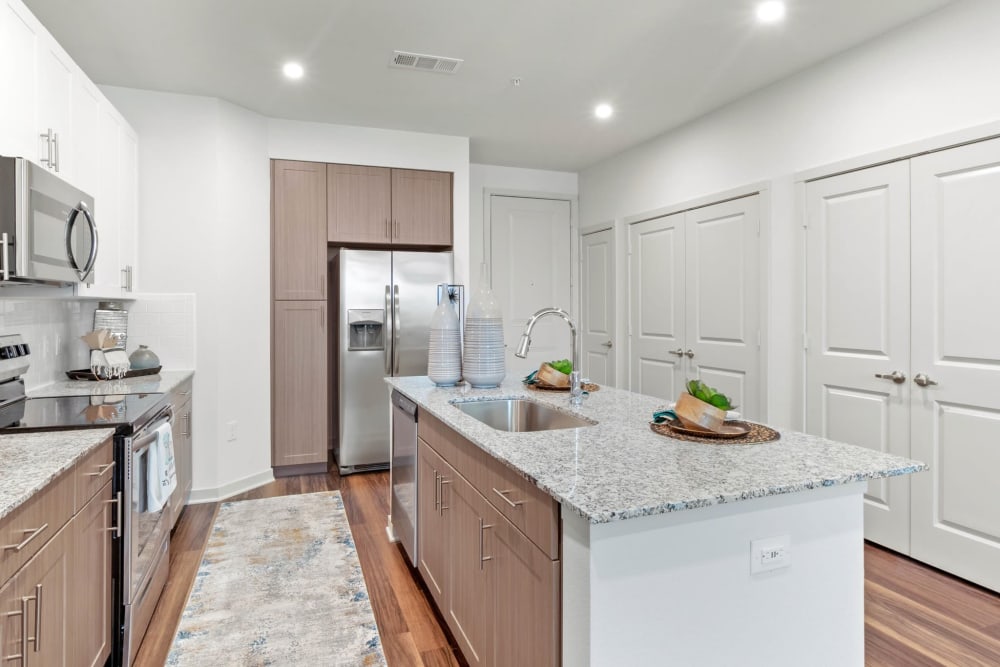 Kitchen at 32Hundred Windsor in Denton, Texas