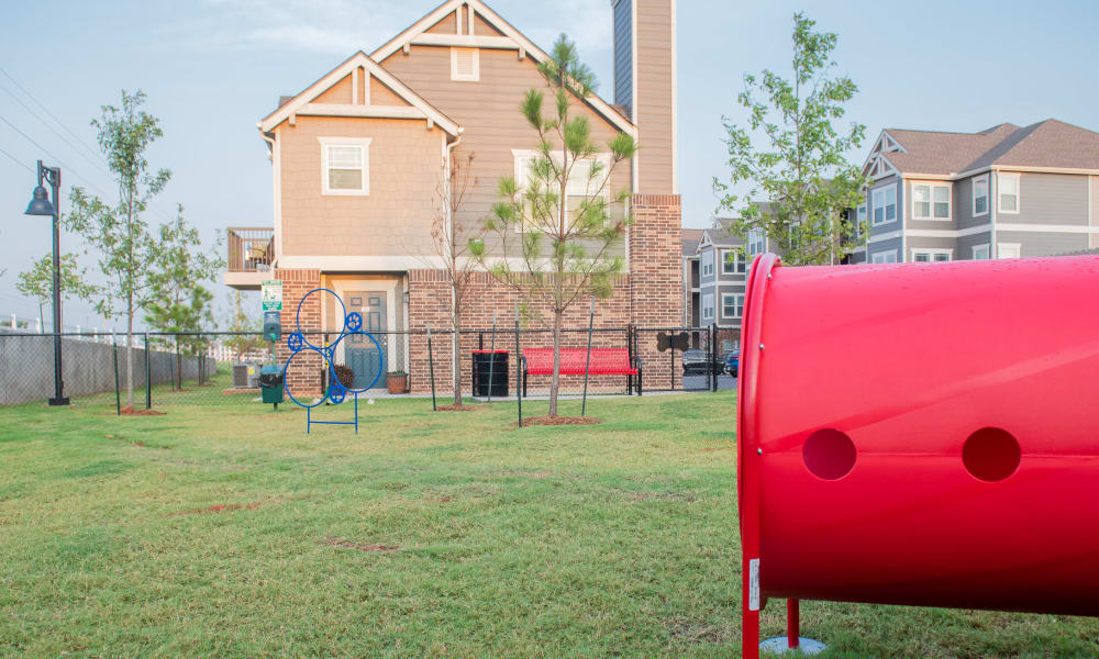 Dog park at 24Hundred Apartments in Oklahoma City, OK