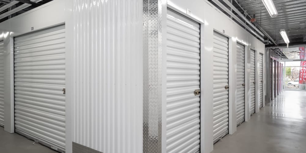 Indoor climate controlled units at StorQuest Self Storage in Los Angeles, California
