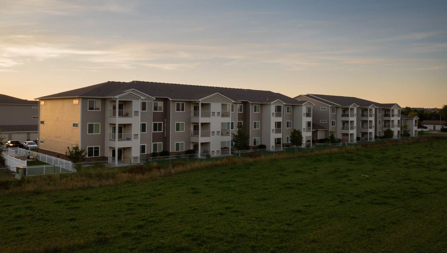 Apartment exterior at Regency Apartment Homes in Williston, North Dakota