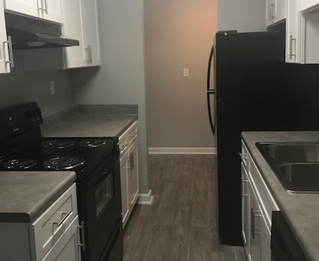 A kitchen in a home at Haven Hill Exchange in Atlanta, Georgia