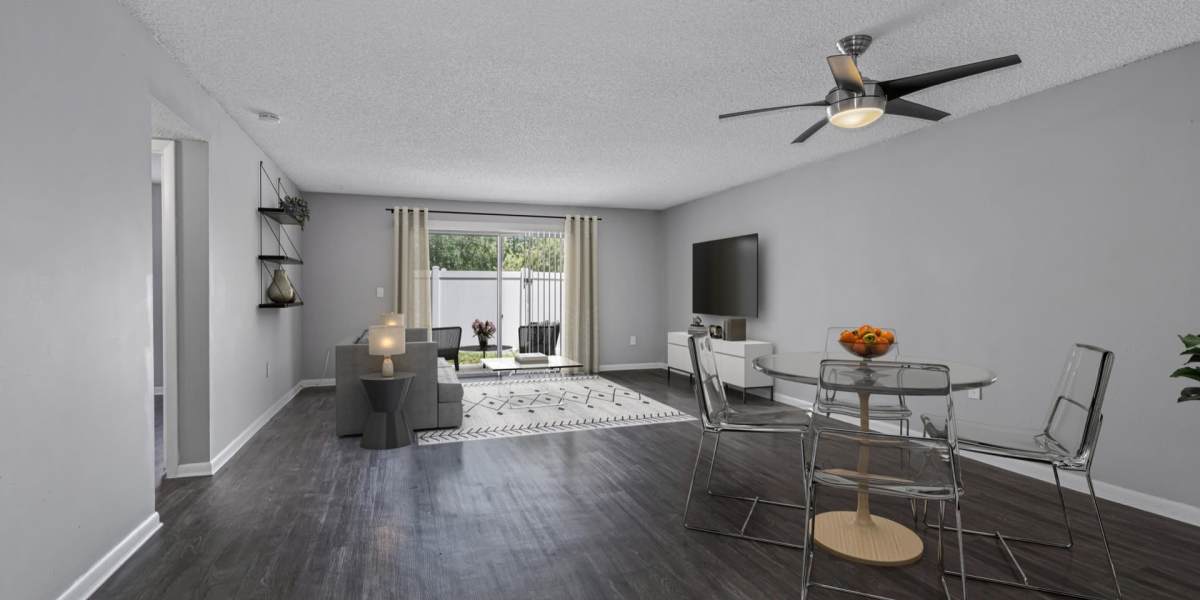 Living room at Marbella Park in Orlando, Florida