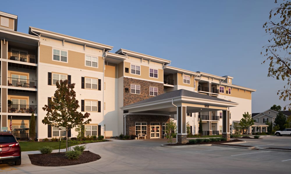 Exterior of Keystone Place at Richland Creek in O'Fallon, Illinois