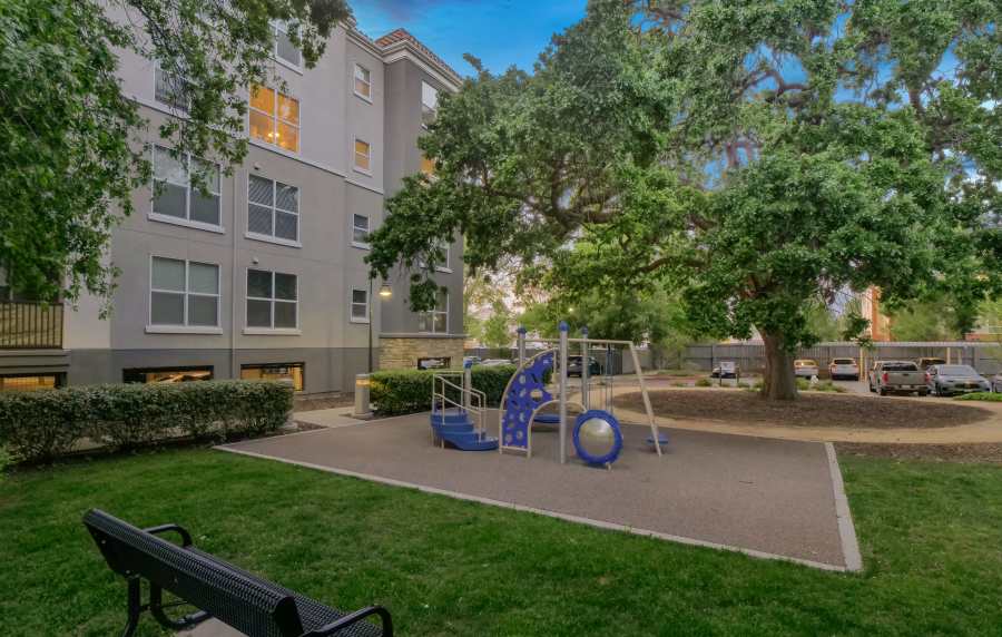 Kids playground at Villa Montanaro in Pleasant Hill, California,