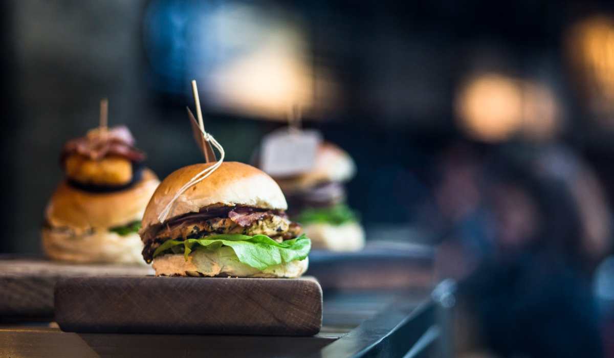 Delicious burgers at Washington Greene in Charleston, West Virginia
