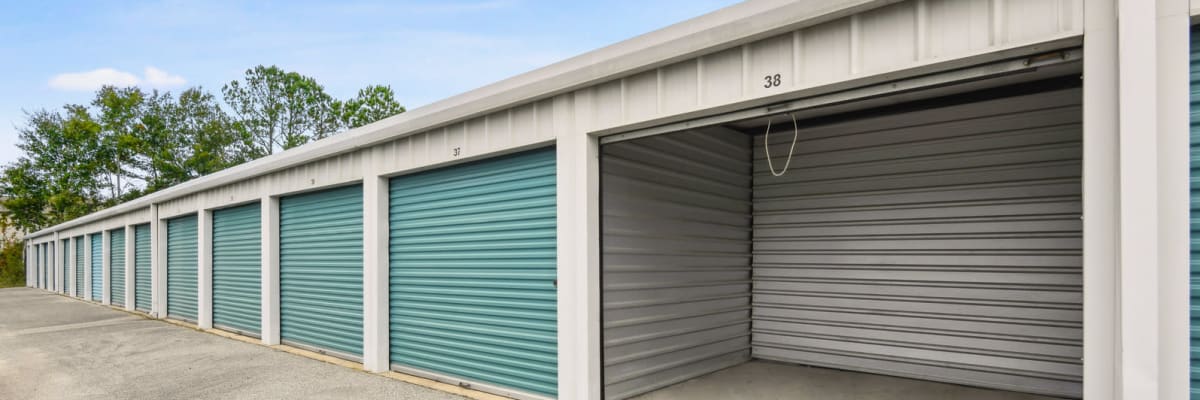 Unit size guide from KO Storage in D'Iberville, Mississippi