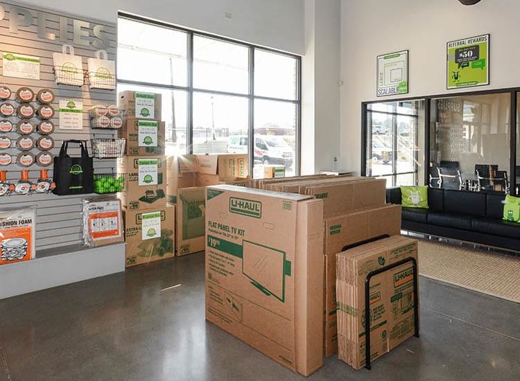 Storage features at Space Shop Self Storage in Atlanta