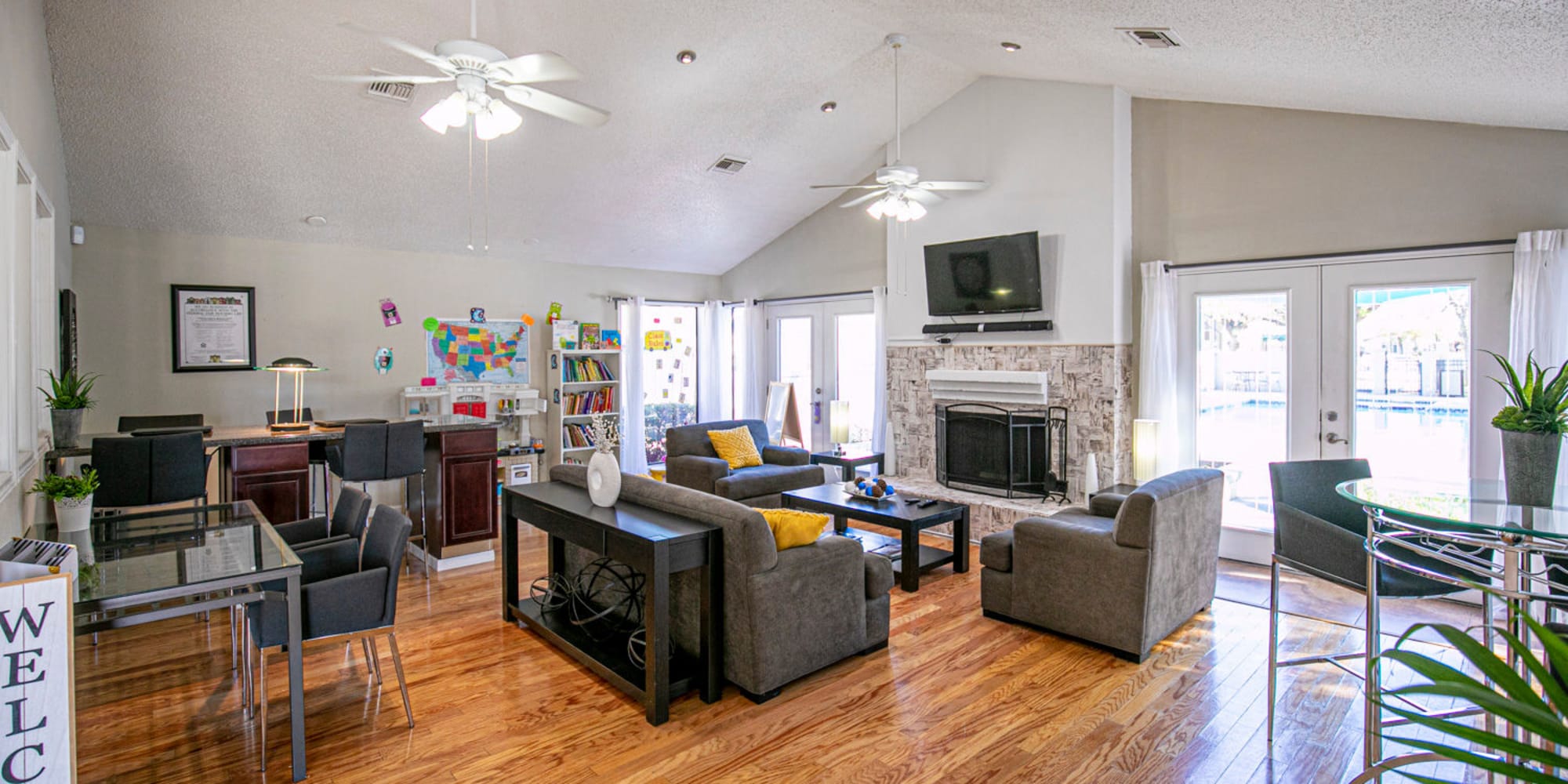 Open floor plans at Derby Park in Round Rock, Texas