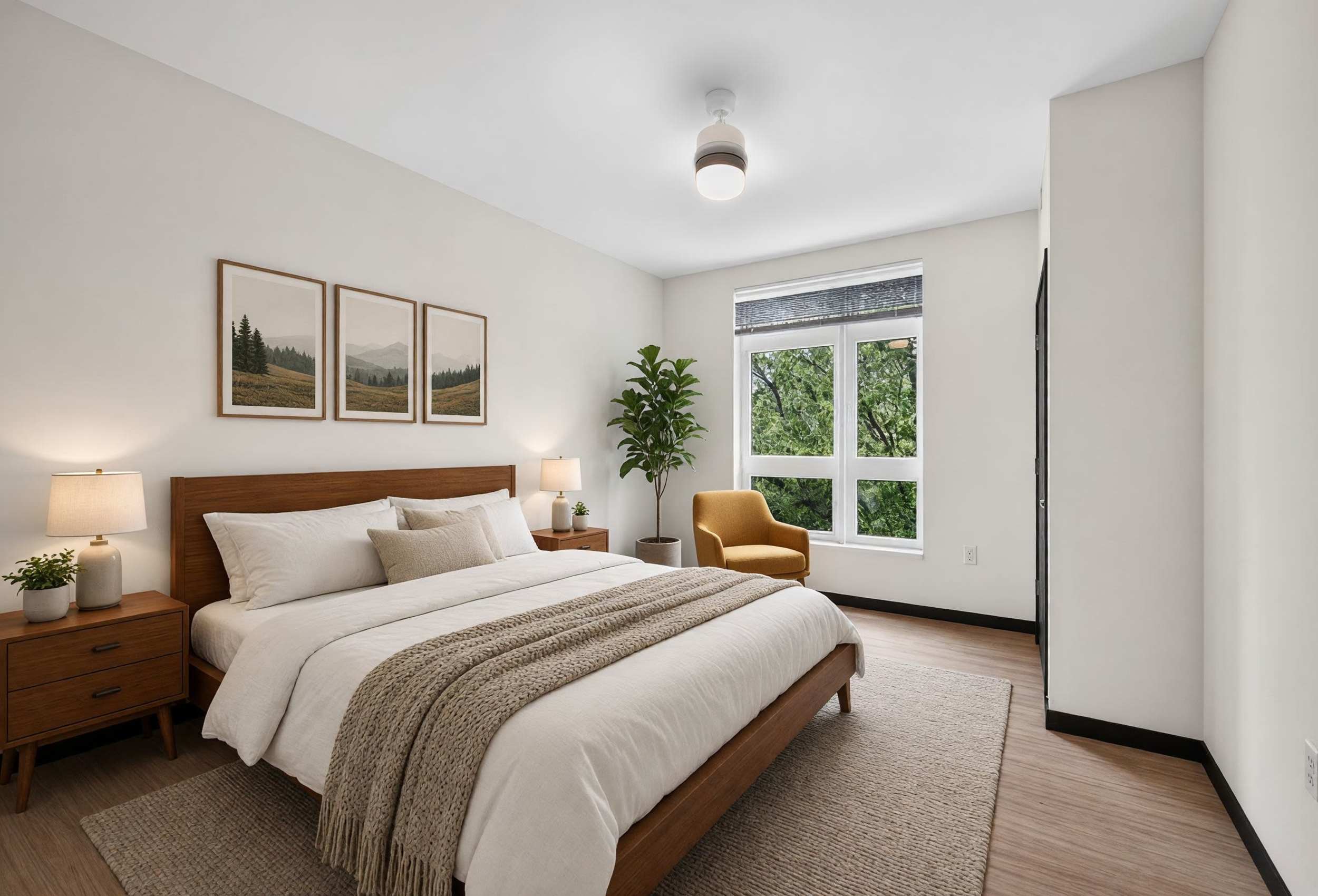 Floorplan D bedroom