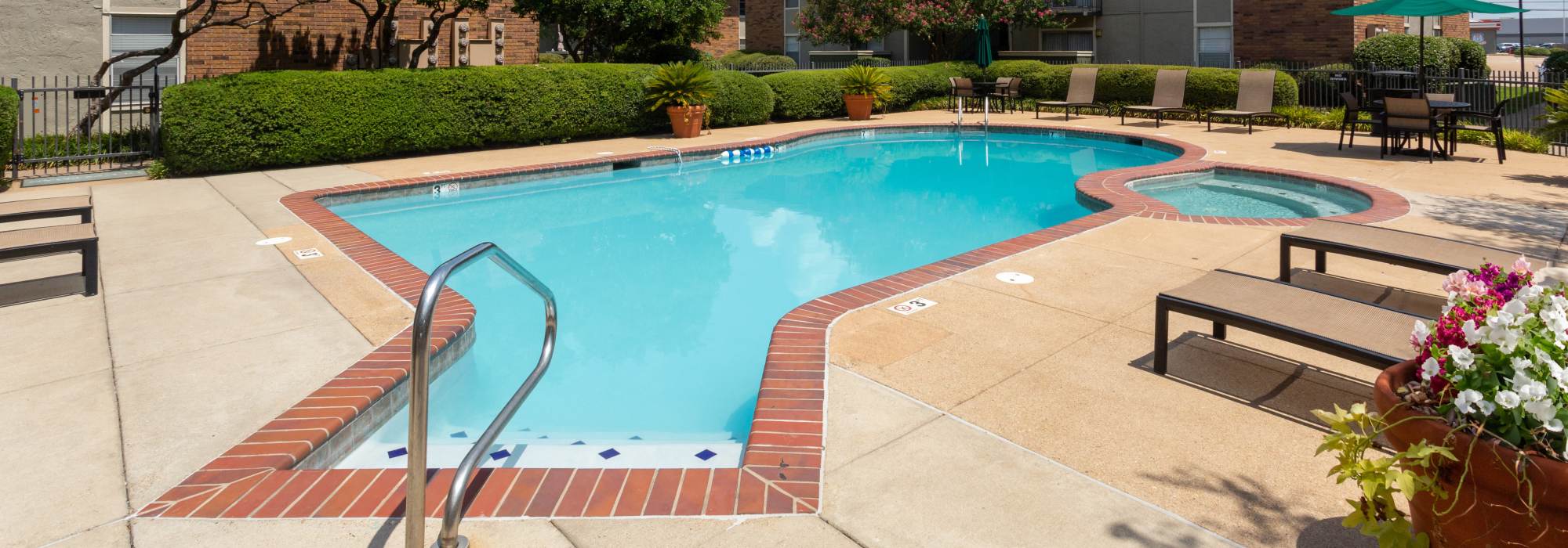 Swimming pool at Greenacres Village in Bossier City, Louisiana