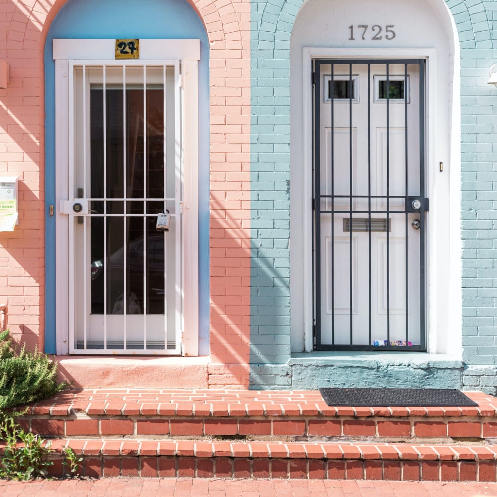 Colorful building exterior near Sage at Cypress Cay in Lutz, Florida