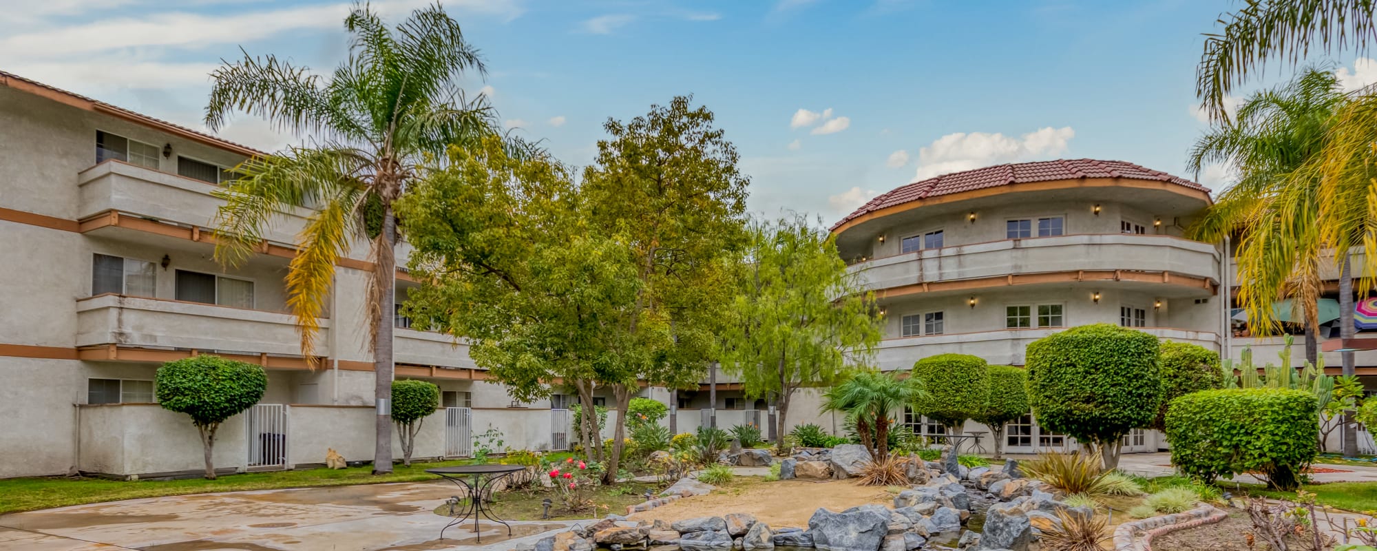 Apartments at Belage Manor in Anaheim, California