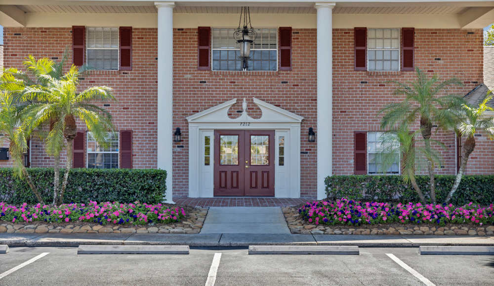 Building exterior in New Port Richey, Florida 