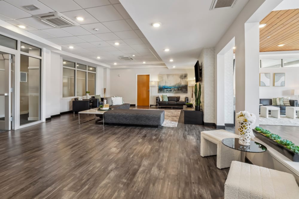 Community lounge area at Terraces at Manchester in Richmond, Virginia