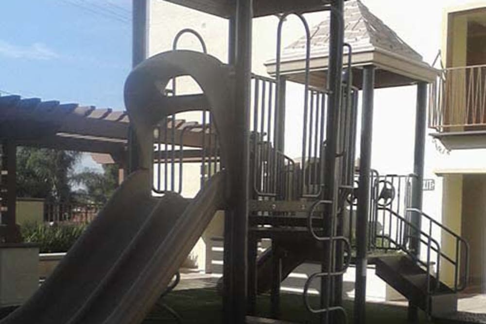 Basketball court at Royale in Westminster, California