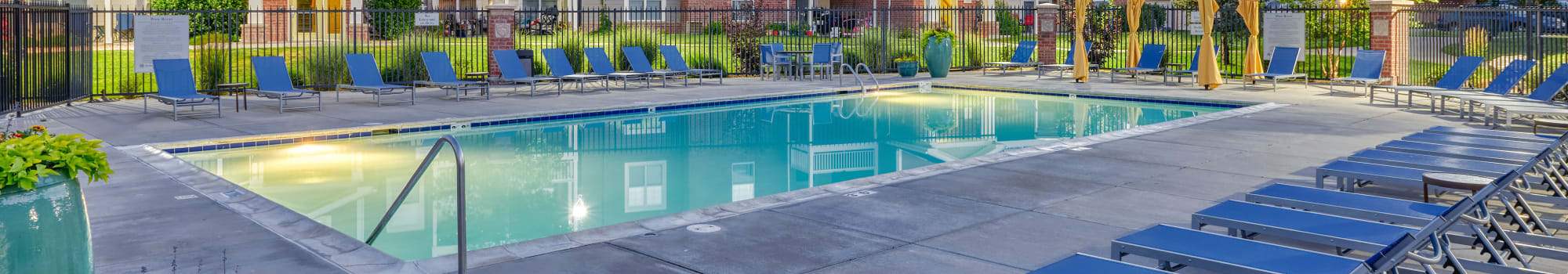 Swimming pool at Bear Valley Park in Denver, Colorado