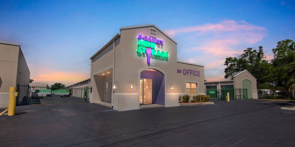 Exterior front view at Storage Hub - Clearwater - 66th St in Clearwater, Florida