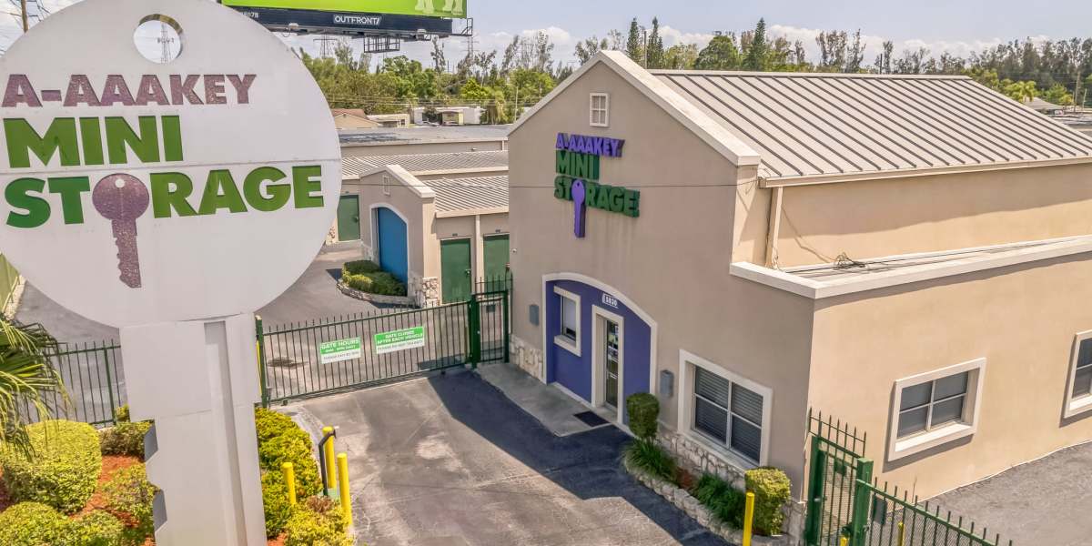 Drone view at Storage Hub - Clearwater - Ulmerton in Clearwater, Florida