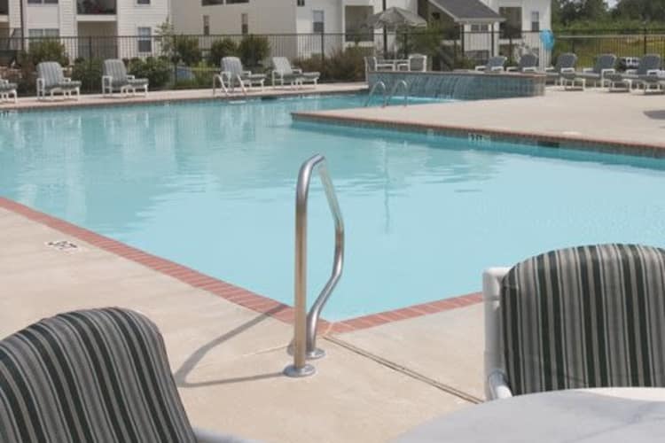 Swimming pool at Twin Oaks in Hattiesburg, Mississippi
