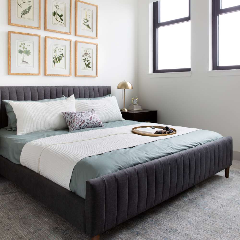 Bed at Katy Trail Uptown in Dallas, Texas