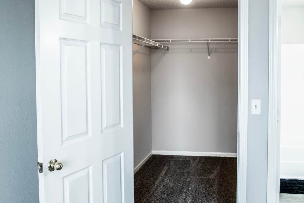 Closet at Whispering Plains Apartments in Guymon, Oklahoma