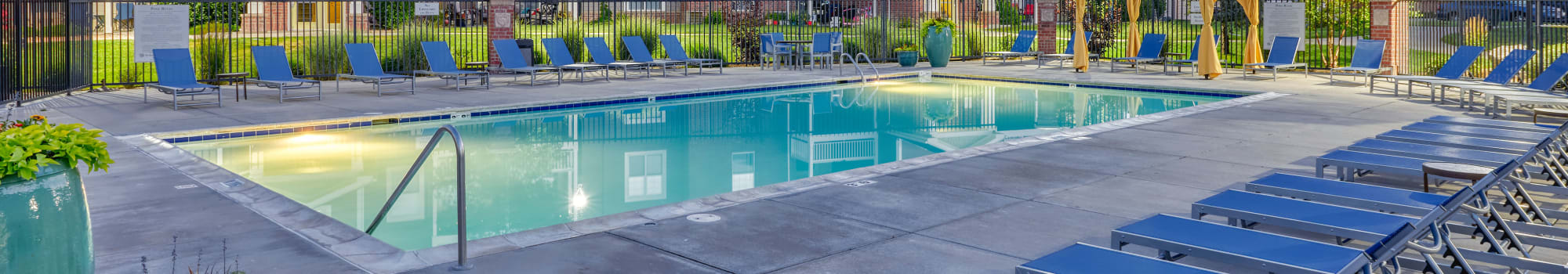 Swimming pool at Bear Valley Park in Denver, Colorado