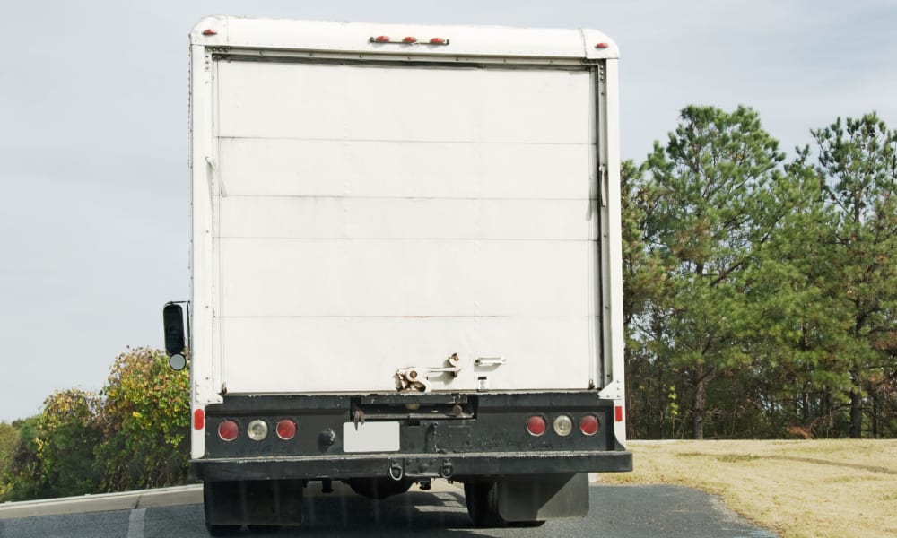 One of our moving trucks available at Michigan Storage Centers in Farmington Hills, Michigan