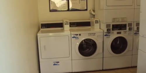 Washers and dryers at Cordova Apartments in Selma, California