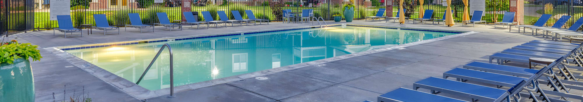 Swimming pool at Bear Valley Park in Denver, Colorado