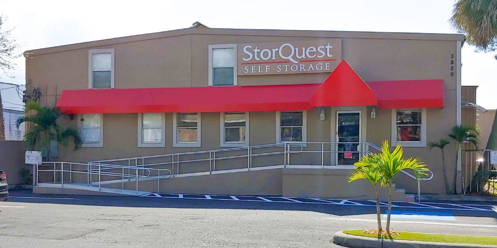 Exterior at StorQuest Self Storage in Tampa, Florida