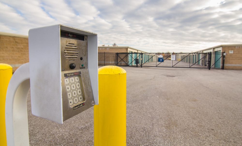 Secured entrance at Prime Storage in Broadview Heights, Ohio